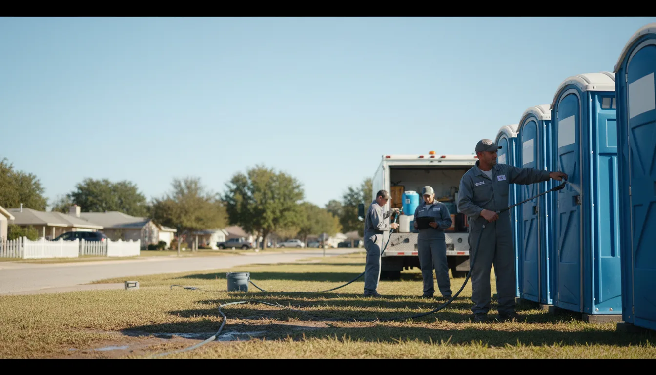 Long-Term Portable Toilet Rental in Florence, TX near me
